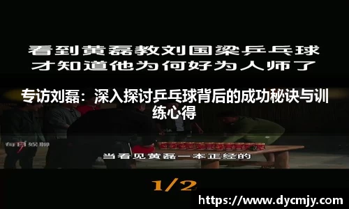 专访刘磊：深入探讨乒乓球背后的成功秘诀与训练心得